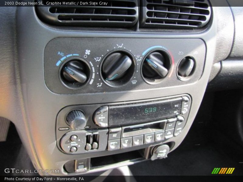 Graphite Metallic / Dark Slate Gray 2003 Dodge Neon SE