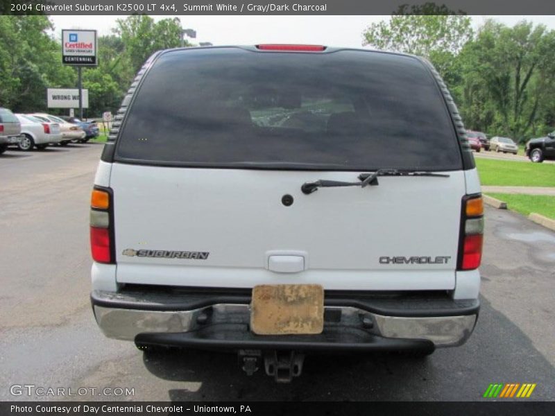 Summit White / Gray/Dark Charcoal 2004 Chevrolet Suburban K2500 LT 4x4