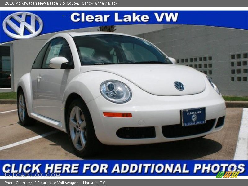 Candy White / Black 2010 Volkswagen New Beetle 2.5 Coupe