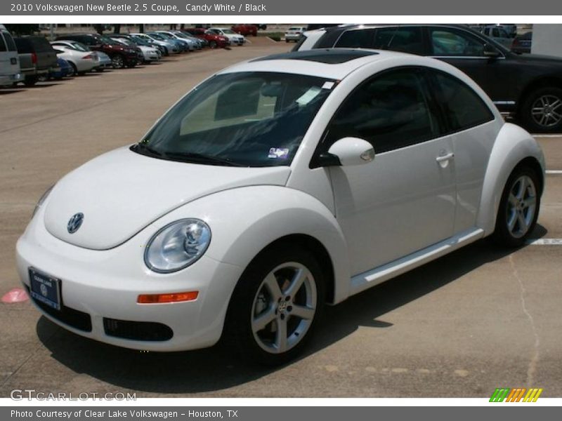 Candy White / Black 2010 Volkswagen New Beetle 2.5 Coupe