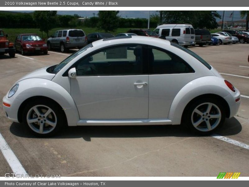 Candy White / Black 2010 Volkswagen New Beetle 2.5 Coupe