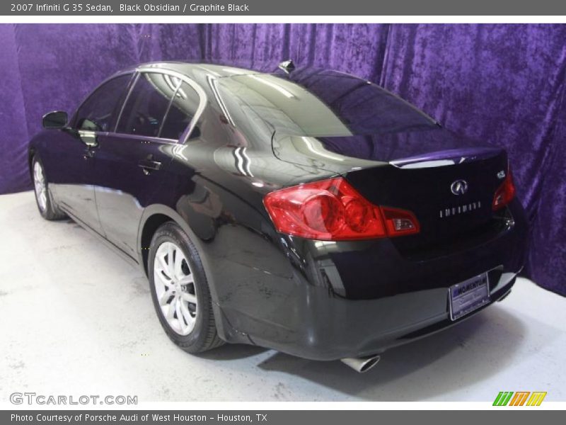 Black Obsidian / Graphite Black 2007 Infiniti G 35 Sedan