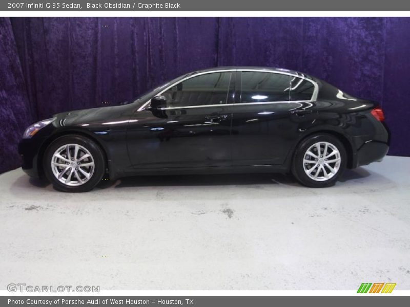 Black Obsidian / Graphite Black 2007 Infiniti G 35 Sedan