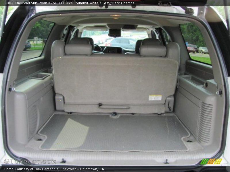 Summit White / Gray/Dark Charcoal 2004 Chevrolet Suburban K2500 LT 4x4