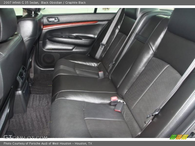 Black Obsidian / Graphite Black 2007 Infiniti G 35 Sedan