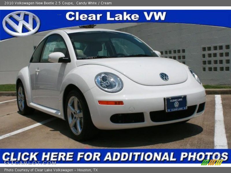 Candy White / Cream 2010 Volkswagen New Beetle 2.5 Coupe