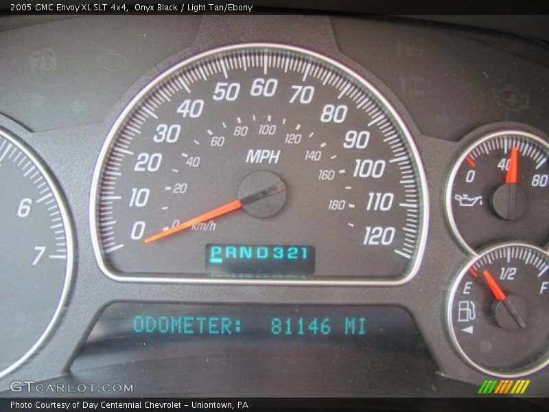 Onyx Black / Light Tan/Ebony 2005 GMC Envoy XL SLT 4x4