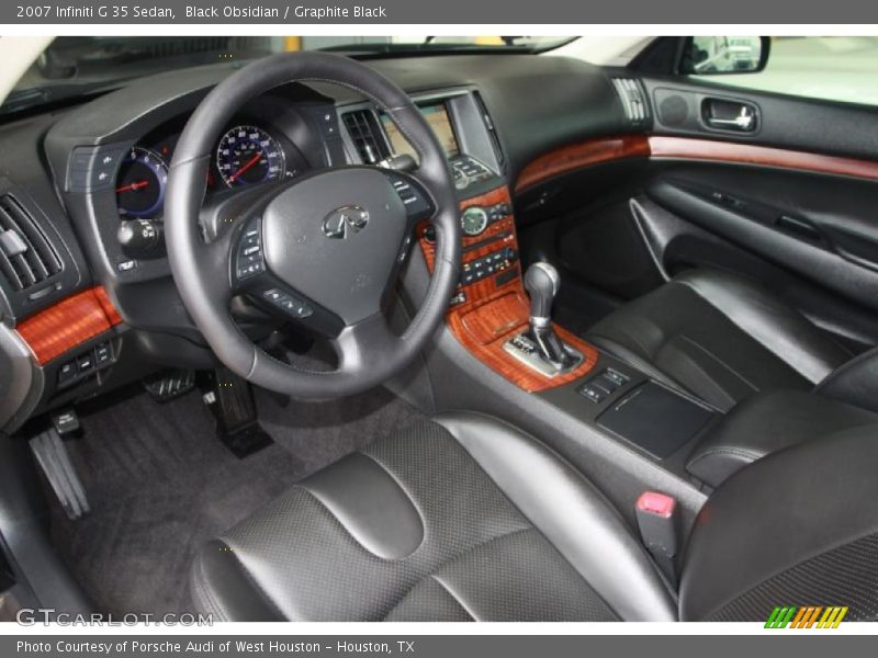 Black Obsidian / Graphite Black 2007 Infiniti G 35 Sedan
