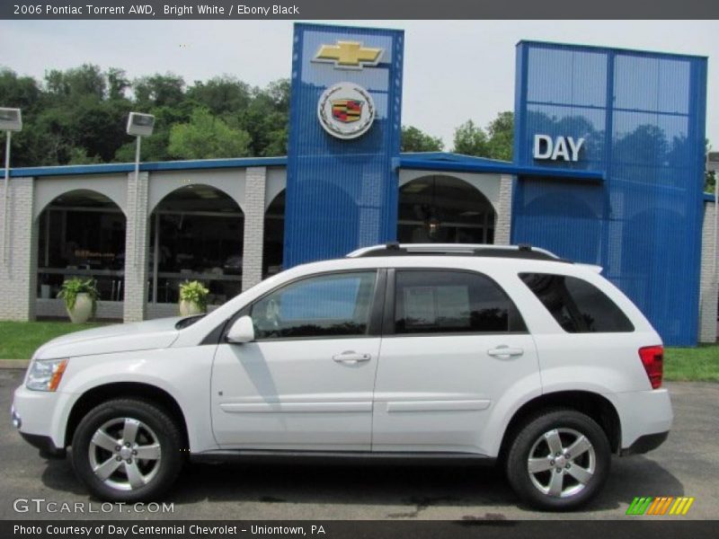 Bright White / Ebony Black 2006 Pontiac Torrent AWD