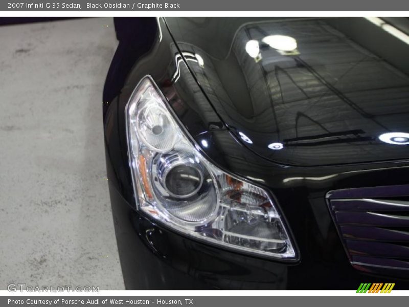Black Obsidian / Graphite Black 2007 Infiniti G 35 Sedan