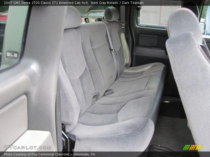 Steel Gray Metallic / Dark Titanium 2007 GMC Sierra 1500 Classic Z71 Extended Cab 4x4