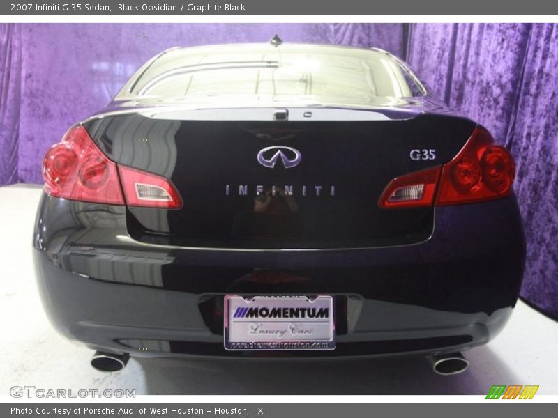 Black Obsidian / Graphite Black 2007 Infiniti G 35 Sedan