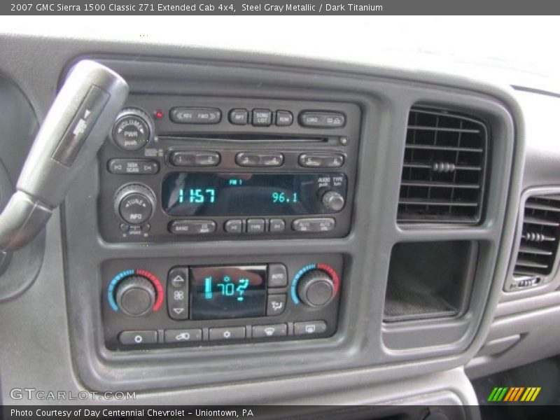 Steel Gray Metallic / Dark Titanium 2007 GMC Sierra 1500 Classic Z71 Extended Cab 4x4