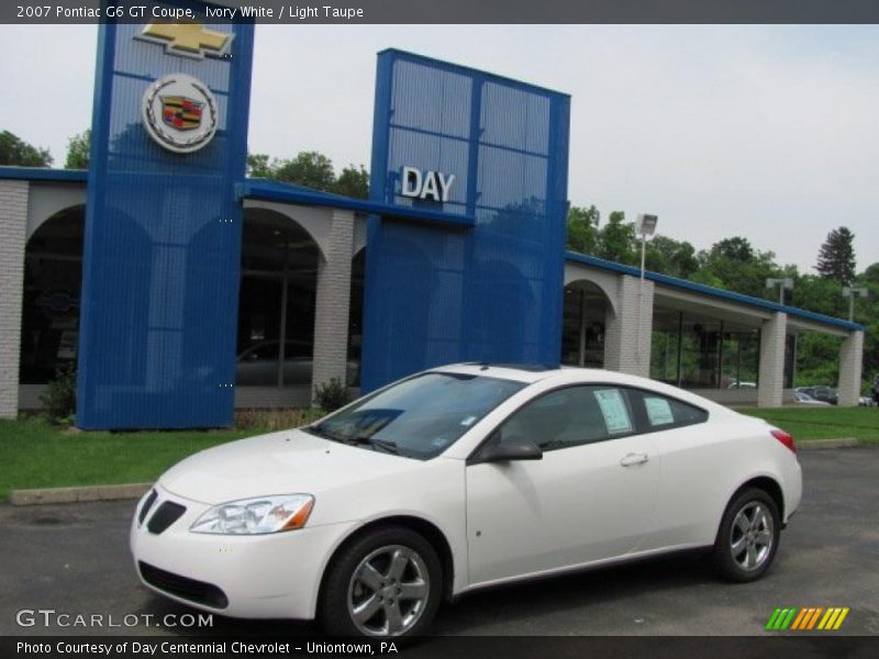 Ivory White / Light Taupe 2007 Pontiac G6 GT Coupe