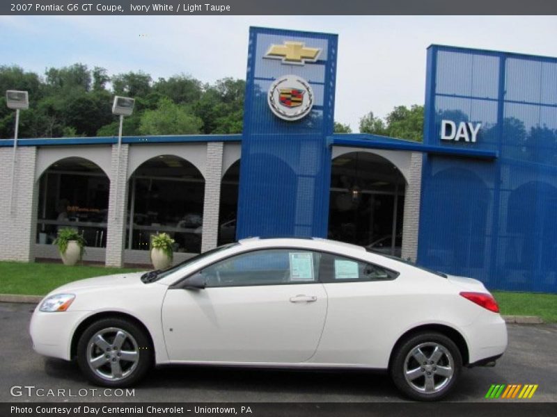 Ivory White / Light Taupe 2007 Pontiac G6 GT Coupe