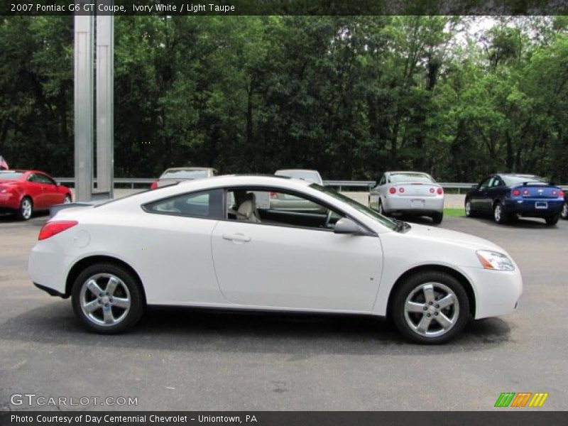 Ivory White / Light Taupe 2007 Pontiac G6 GT Coupe