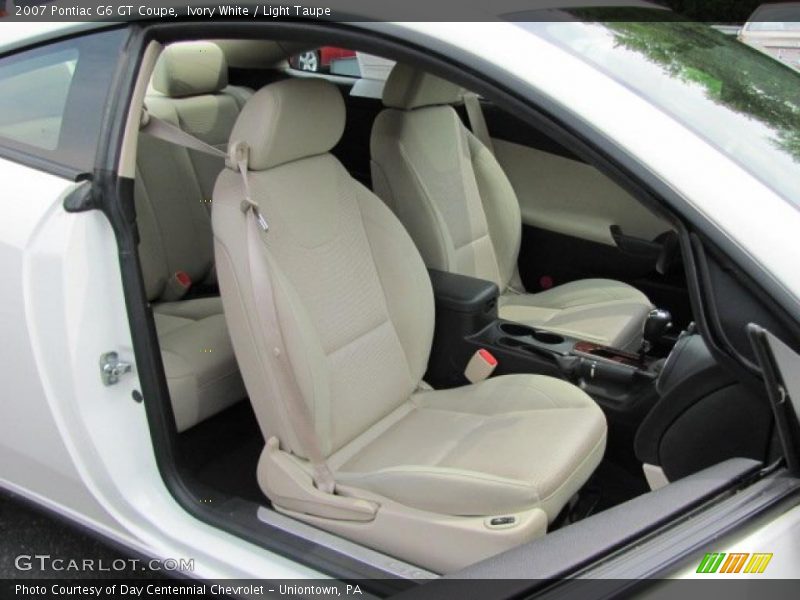 Ivory White / Light Taupe 2007 Pontiac G6 GT Coupe