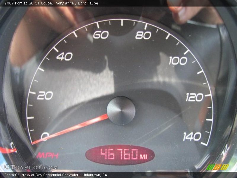 Ivory White / Light Taupe 2007 Pontiac G6 GT Coupe