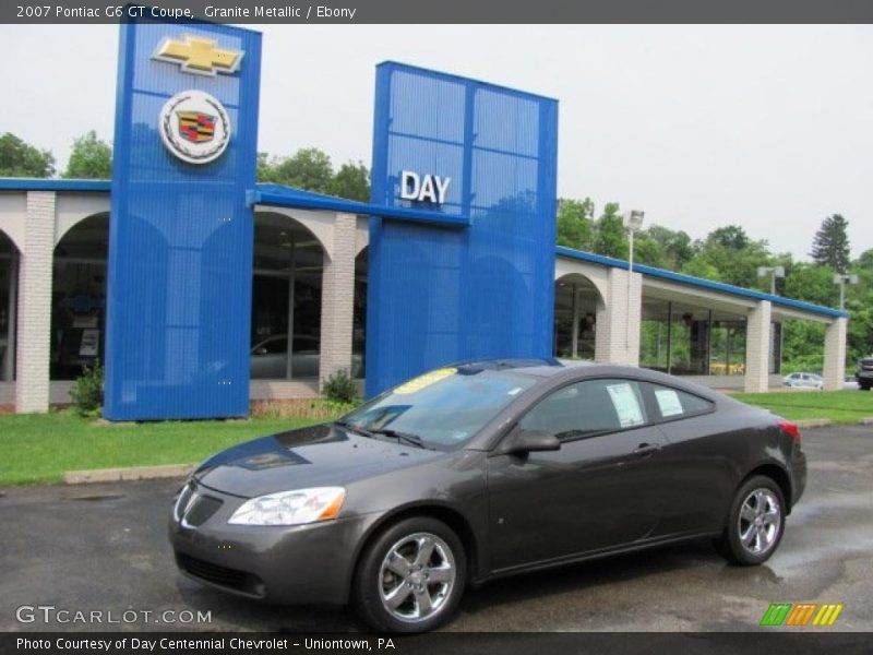 Granite Metallic / Ebony 2007 Pontiac G6 GT Coupe