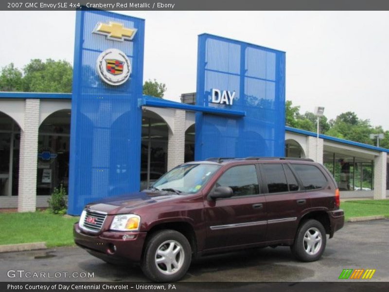 Cranberry Red Metallic / Ebony 2007 GMC Envoy SLE 4x4