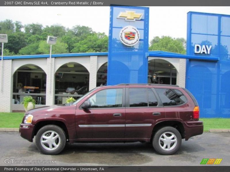 Cranberry Red Metallic / Ebony 2007 GMC Envoy SLE 4x4