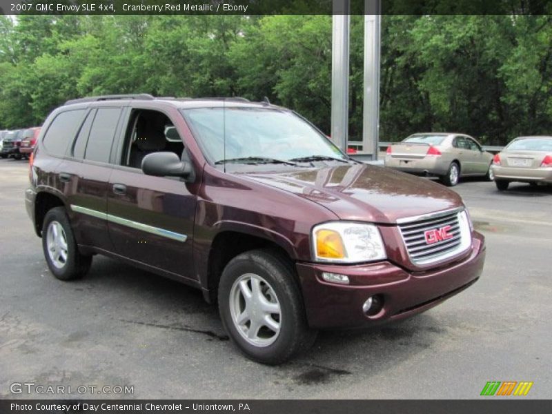 Cranberry Red Metallic / Ebony 2007 GMC Envoy SLE 4x4