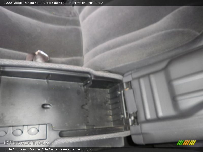 Bright White / Mist Gray 2000 Dodge Dakota Sport Crew Cab 4x4
