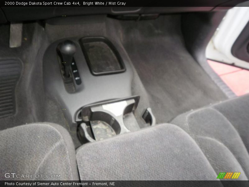Bright White / Mist Gray 2000 Dodge Dakota Sport Crew Cab 4x4
