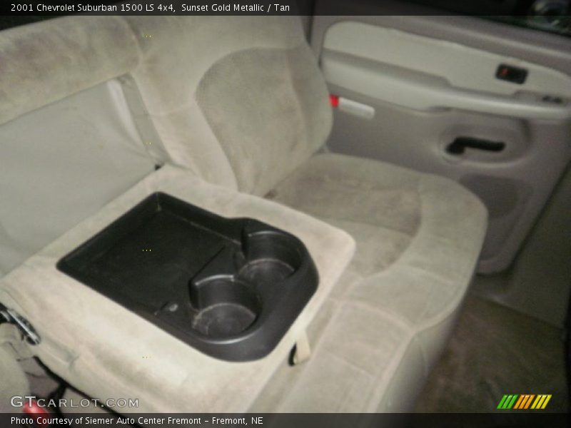 Sunset Gold Metallic / Tan 2001 Chevrolet Suburban 1500 LS 4x4