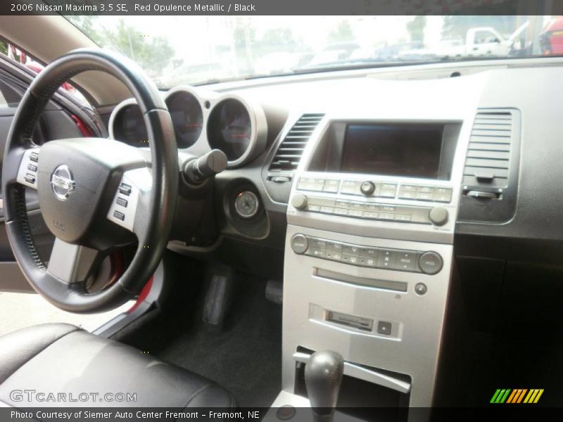 Red Opulence Metallic / Black 2006 Nissan Maxima 3.5 SE