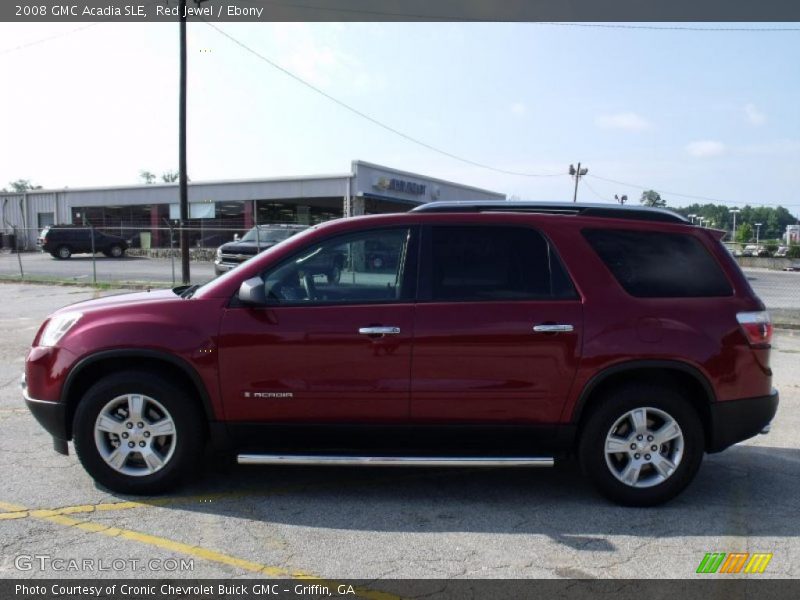 Red Jewel / Ebony 2008 GMC Acadia SLE