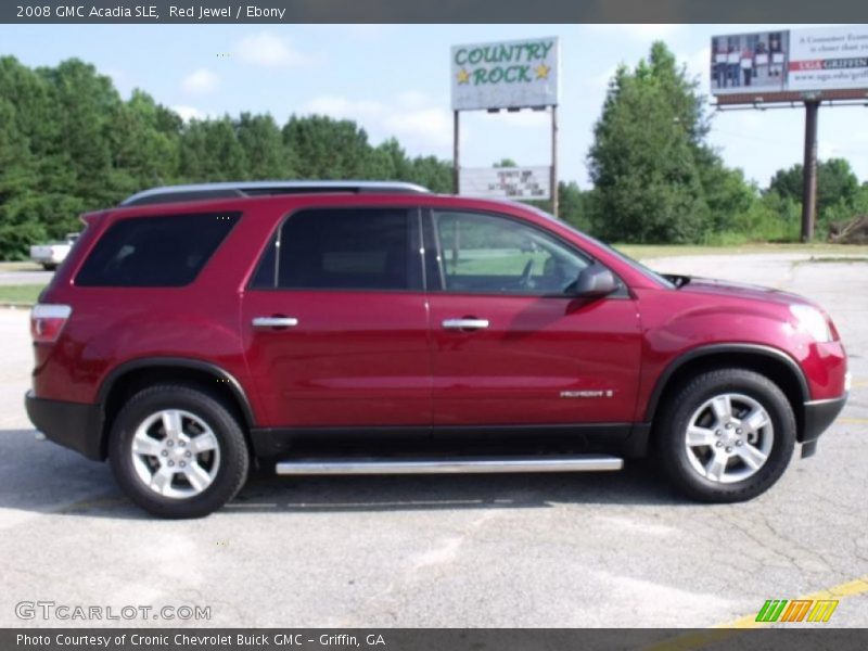 Red Jewel / Ebony 2008 GMC Acadia SLE