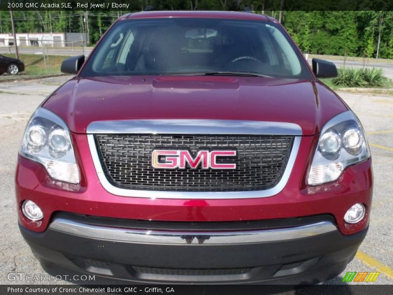 Red Jewel / Ebony 2008 GMC Acadia SLE