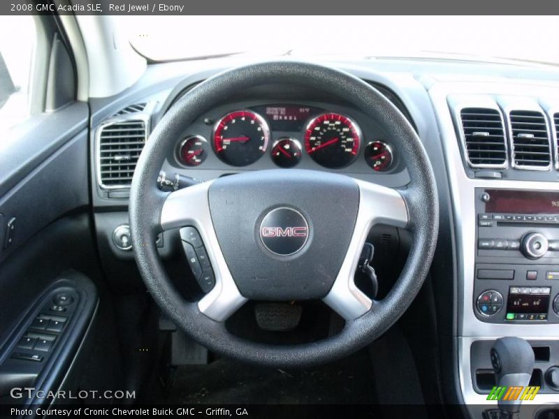 Red Jewel / Ebony 2008 GMC Acadia SLE