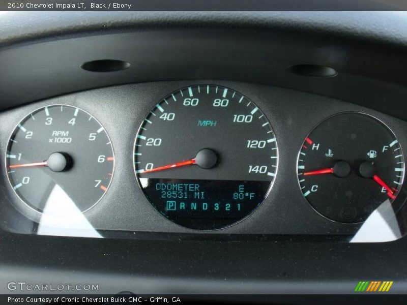 Black / Ebony 2010 Chevrolet Impala LT