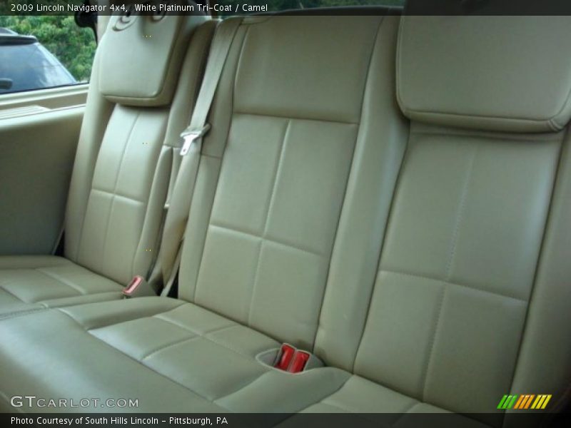 White Platinum Tri-Coat / Camel 2009 Lincoln Navigator 4x4