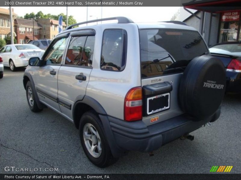 Silverleaf Metallic / Medium Gray 2003 Chevrolet Tracker ZR2 4WD Hard Top