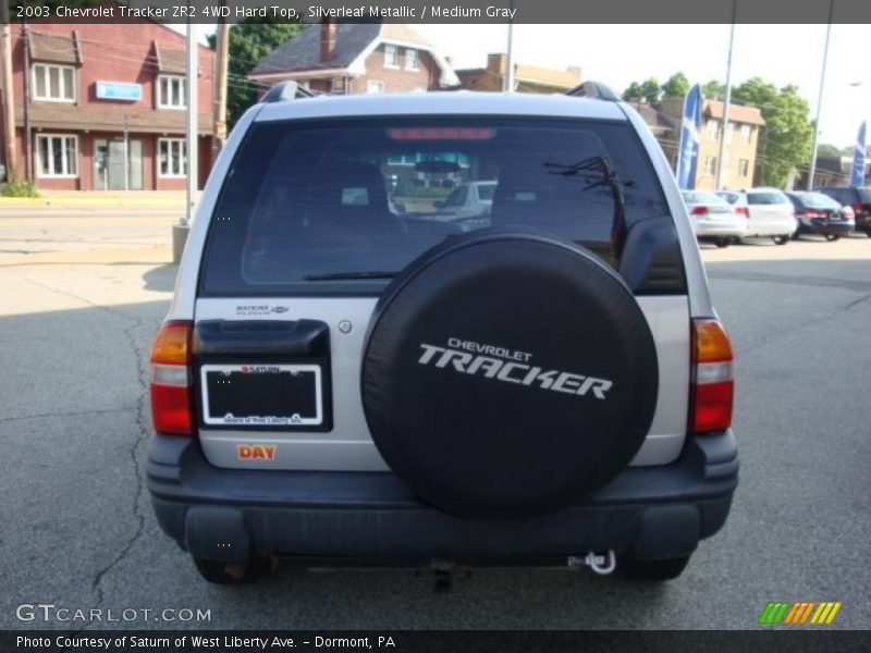 Silverleaf Metallic / Medium Gray 2003 Chevrolet Tracker ZR2 4WD Hard Top