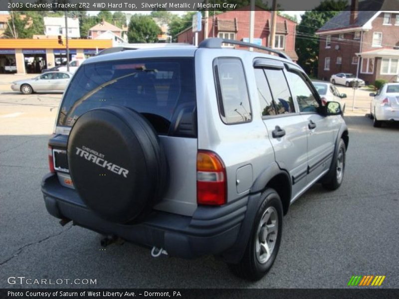 Silverleaf Metallic / Medium Gray 2003 Chevrolet Tracker ZR2 4WD Hard Top