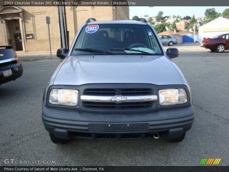 Silverleaf Metallic / Medium Gray 2003 Chevrolet Tracker ZR2 4WD Hard Top