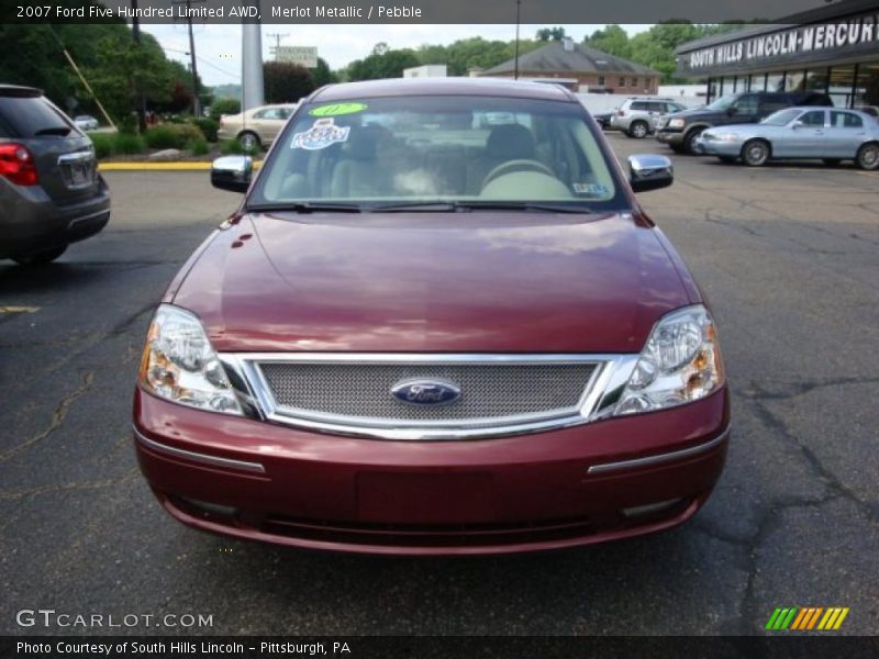 Merlot Metallic / Pebble 2007 Ford Five Hundred Limited AWD