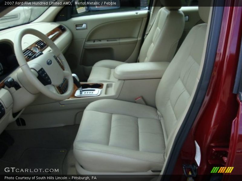 Merlot Metallic / Pebble 2007 Ford Five Hundred Limited AWD