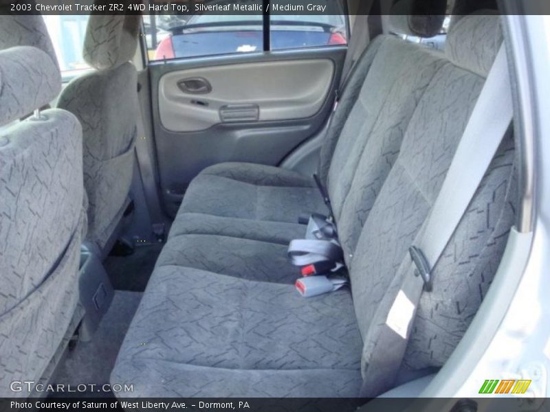 Silverleaf Metallic / Medium Gray 2003 Chevrolet Tracker ZR2 4WD Hard Top