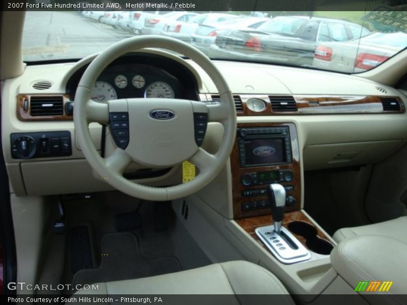 Merlot Metallic / Pebble 2007 Ford Five Hundred Limited AWD