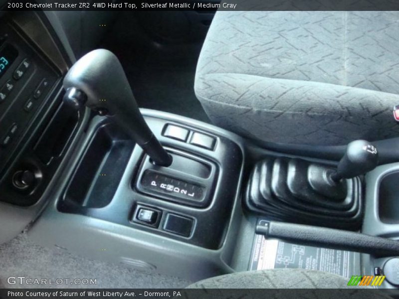 Silverleaf Metallic / Medium Gray 2003 Chevrolet Tracker ZR2 4WD Hard Top