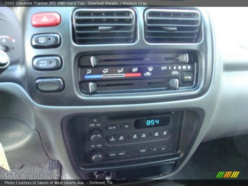 Silverleaf Metallic / Medium Gray 2003 Chevrolet Tracker ZR2 4WD Hard Top