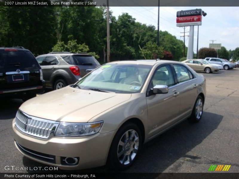 Dune Pearl Metallic / Sand 2007 Lincoln MKZ Sedan