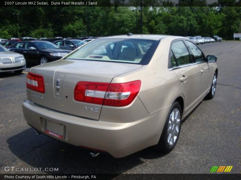 Dune Pearl Metallic / Sand 2007 Lincoln MKZ Sedan