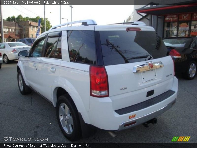 Polar White / Gray 2007 Saturn VUE V6 AWD