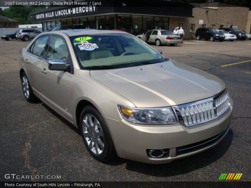 Dune Pearl Metallic / Sand 2007 Lincoln MKZ Sedan